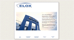 Desktop Screenshot of elox.be